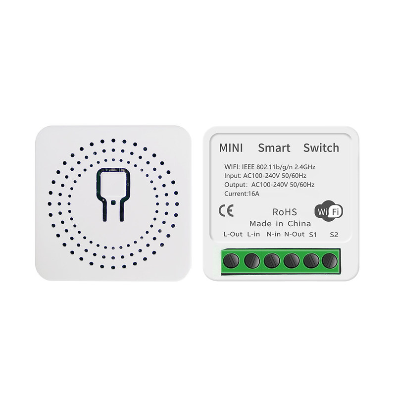 Tuya Alexa Timer Smart Switch 10A Relay Module Funzionamento Remote Smart Switch supporto Google Alexa controllo vocale facile installazione