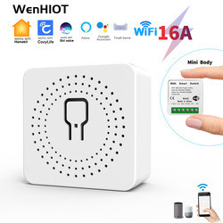 DIY MINI Homekit Buttone Switch Modificatore Modulo Relay Lavorare con tuya wifi app supporto funzione di controllo vocale