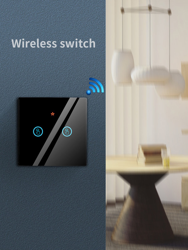 RF433 Interruttore di controllo remoto wireless pannello di cristallo touch switch con interruttore 10A rifatto circuito vecchia versione