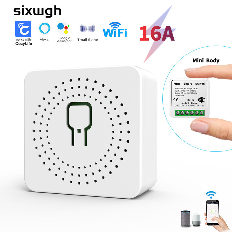 tuya wifi App Timing Home Smart Switch Socket WiFi Smart Switch Interruptor Intelligente Relay supporto controllo vocale