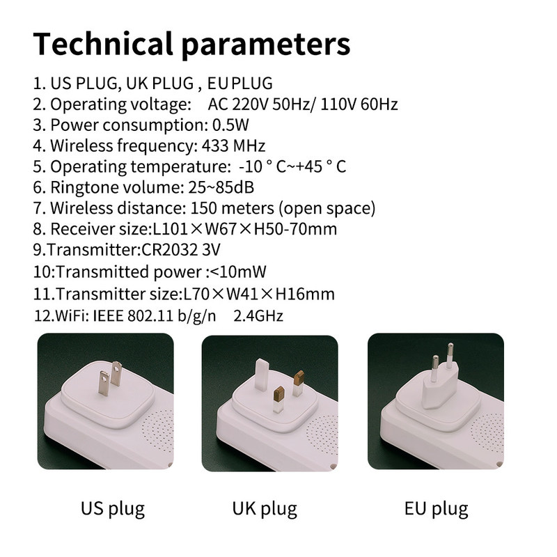 macchina fotografica astuta telecomandata del campanello di Wifi di video 30W definizione senza fili di campanello per porte alta