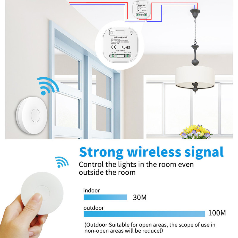 Interruttore della luce astuto bianco del filo di CA 100-240V Homekit del commutatore 86*86*40mm di Zigbee