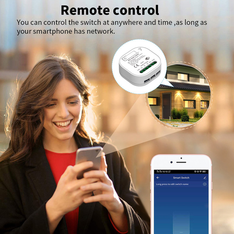 interruttore on-off chiave di Homekit di auto di Wifi tre senza fili del teleruttore 2.4GHz