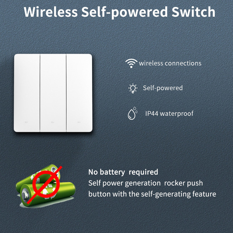 Tuya Wireless Remote Control Switch controller e ricevitore corrispondenza con Tuya modulo di supporto Google Alexa controllo vocale