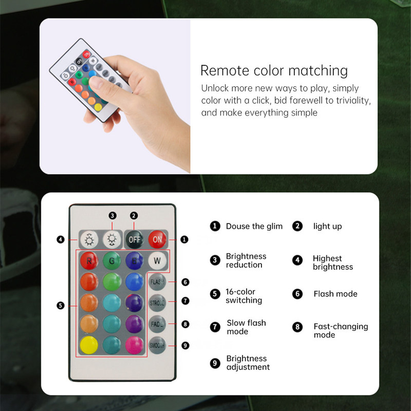 Moderno a tre colori RGB colorato rosa lampada da tavolo da letto Touch Control Dimming infinito