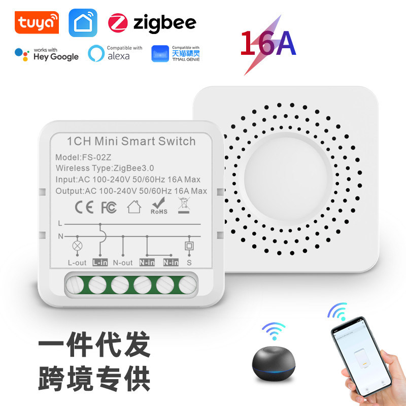 Interruttori intelligenti wifi Controllo remoto e vocale con programmazione e automazione, monitoraggio dell'energia, facile installazione e configurazione,