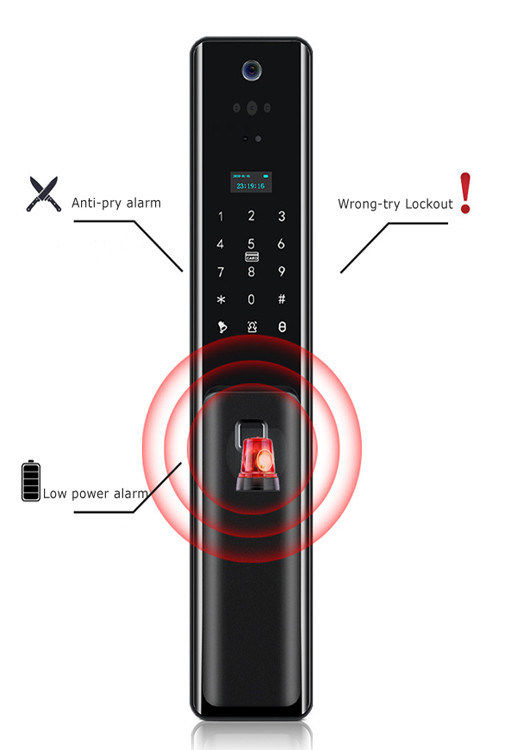 Home Security Smart Door Locks 3D Face Recognition Anti-Peeping Password funzioni multiple il sistema di sicurezza più