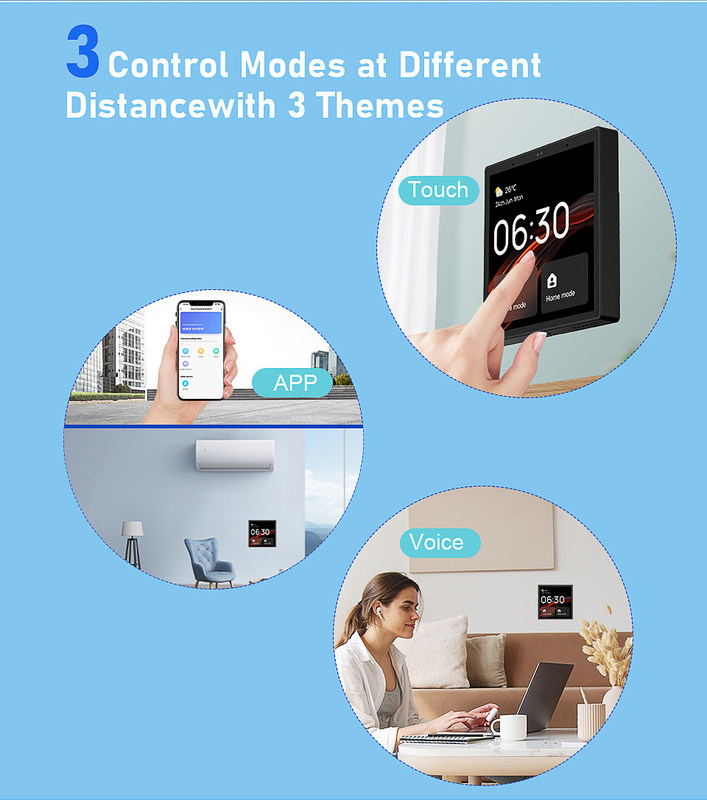 Controller Smart Display da 4 pollici La soluzione perfetta per l'automazione della casa intelligente connessa a tutti i prodotti per la casa intelligente