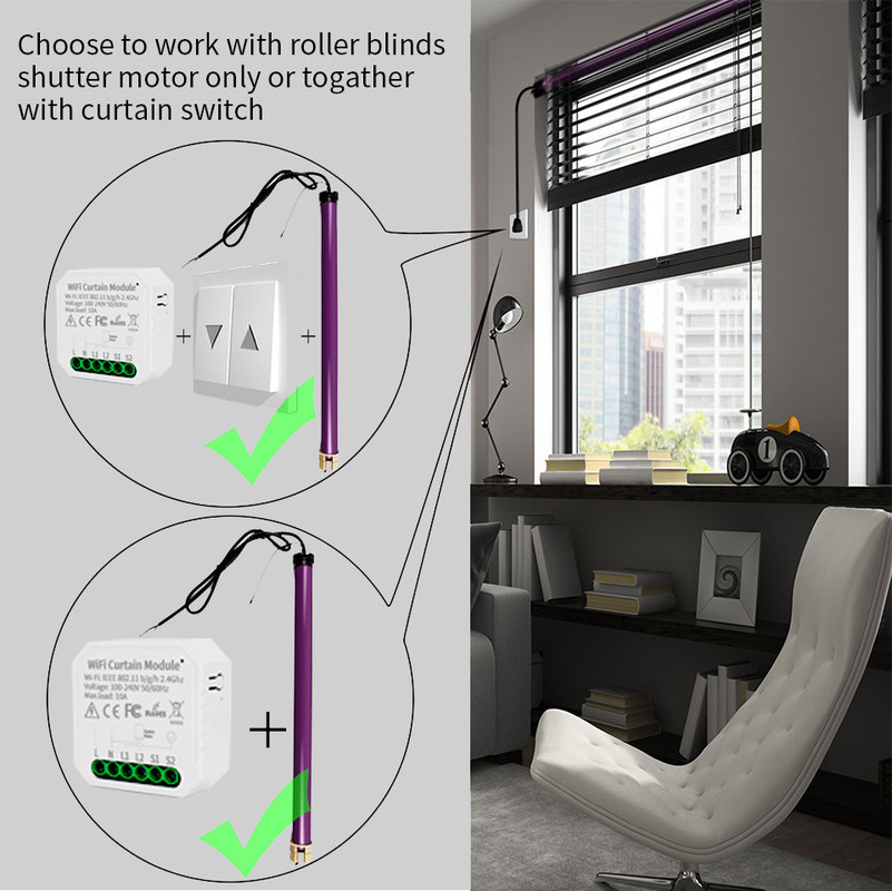 Interruttori intelligenti wifi Controllo remoto e vocale con programmazione e automazione, monitoraggio dell'energia, facile installazione e configurazione