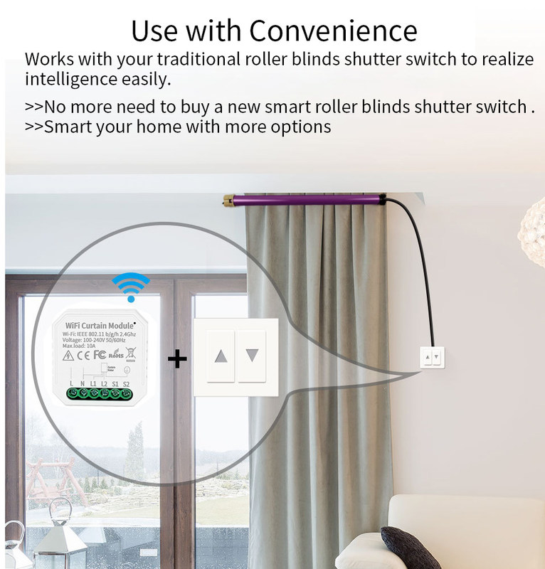 Interruttori intelligenti wifi Controllo remoto e vocale con programmazione e automazione, monitoraggio dell'energia, facile installazione e configurazione