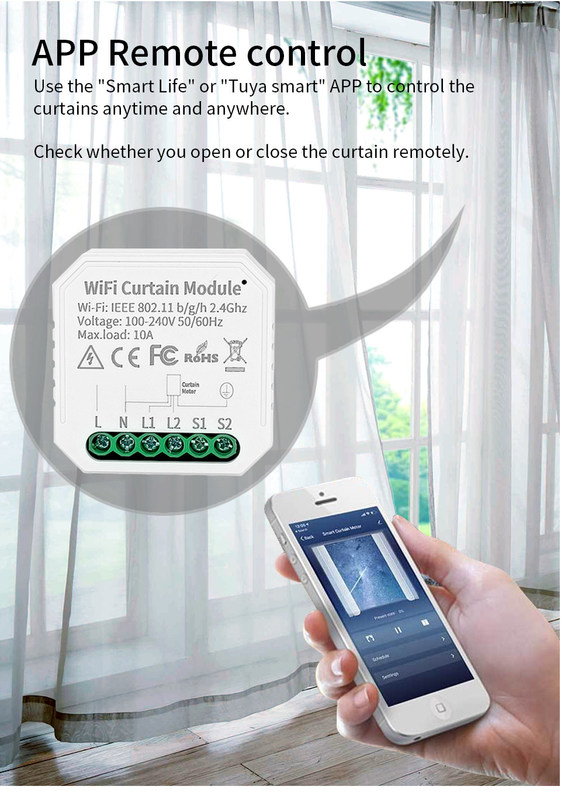 Interruttori intelligenti wifi Controllo remoto e vocale con programmazione e automazione, monitoraggio dell'energia, facile installazione e configurazione