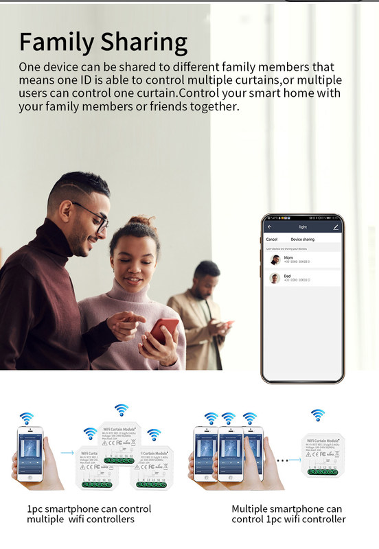 Interruttori intelligenti wifi Controllo remoto e vocale con programmazione e automazione, monitoraggio dell'energia, facile installazione e configurazione