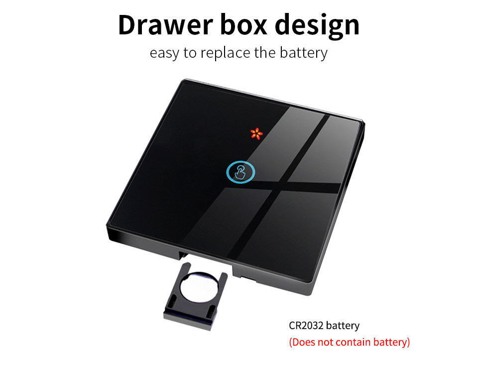 Tuya Wi-Fi wireless telecomando interruttore pannello di vetro temperato con mini smart breaker bestchoice per circuito vecchia versione