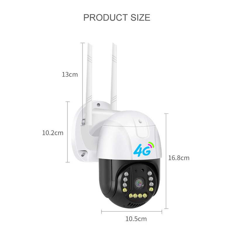 Versione 4G 1080p Smart Rotatable Camera With Night Vision Tecnologia di sorveglianza avanzata fornisce sistema di sicurezza