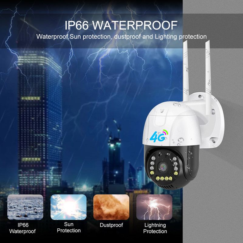 Versione 4G 1080p Smart Rotatable Camera With Night Vision Tecnologia di sorveglianza avanzata fornisce sistema di sicurezza