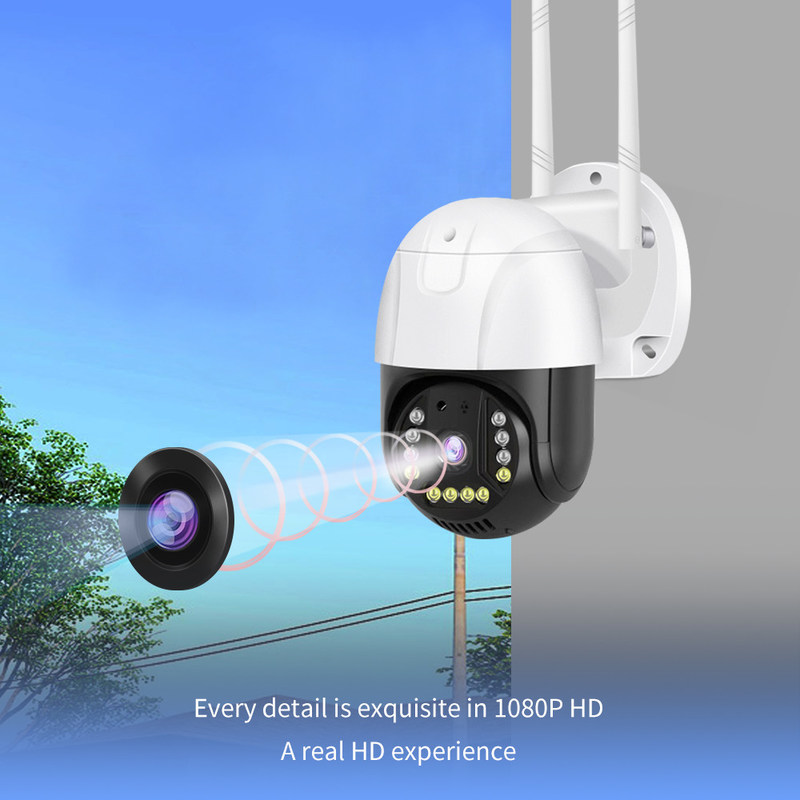 Wi-Fi/5G Smart Monitor Camera R L 350 gradi/su e giù 90 gradi Accesso remoto