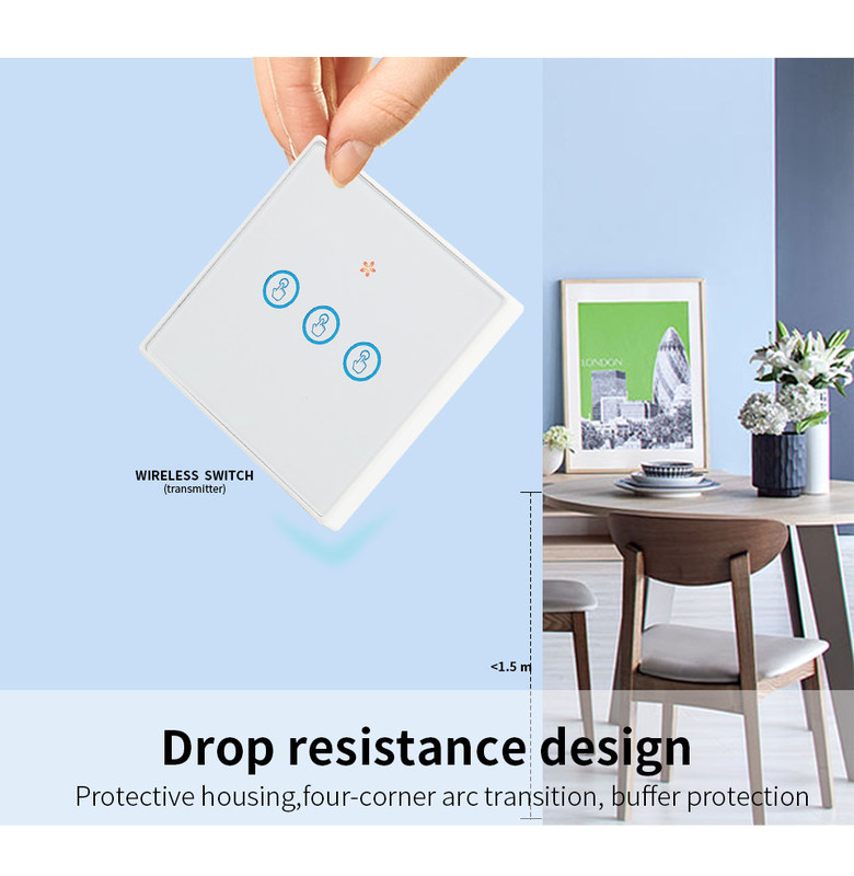 2.4GHz Homekit Smart Switch RF433 interruttori di controllo remoto per l'automazione domestica supportano molteplici funzioni