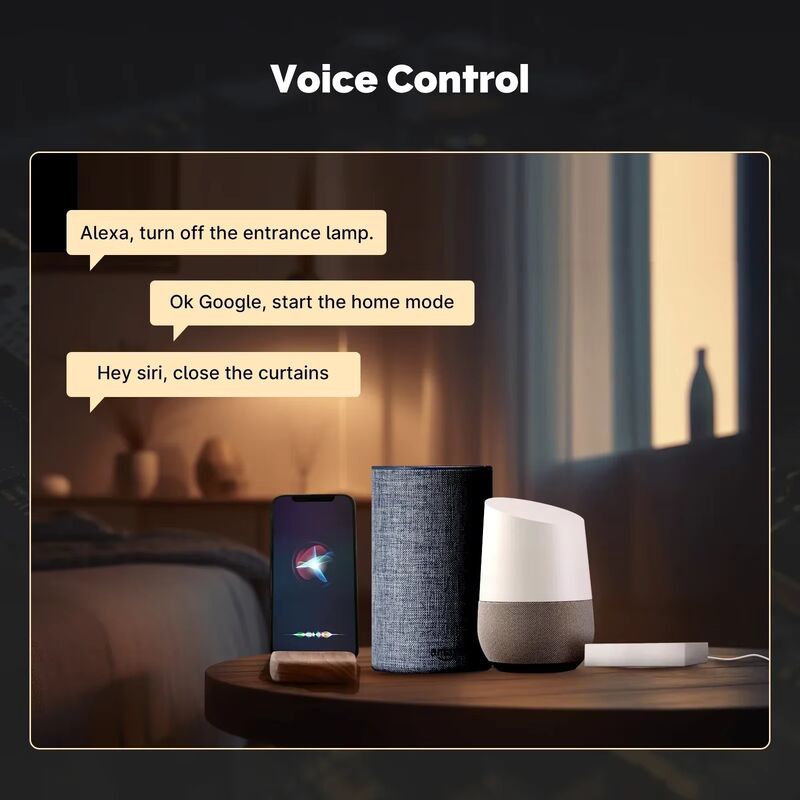SIXWGH Gateway Smart Home 3-in-1: Hub Zigbee + Router WiFi + Centro Controllo Vocale Compatibile con Apple Google Home Alexa & Tuya