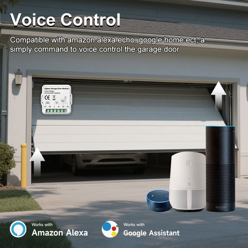 SIXWGH WiFi Zigbee Garage Door Opener Smart Switch Module Tuya Smart Life App Compatibile Telecomando Timer Programma Funziona