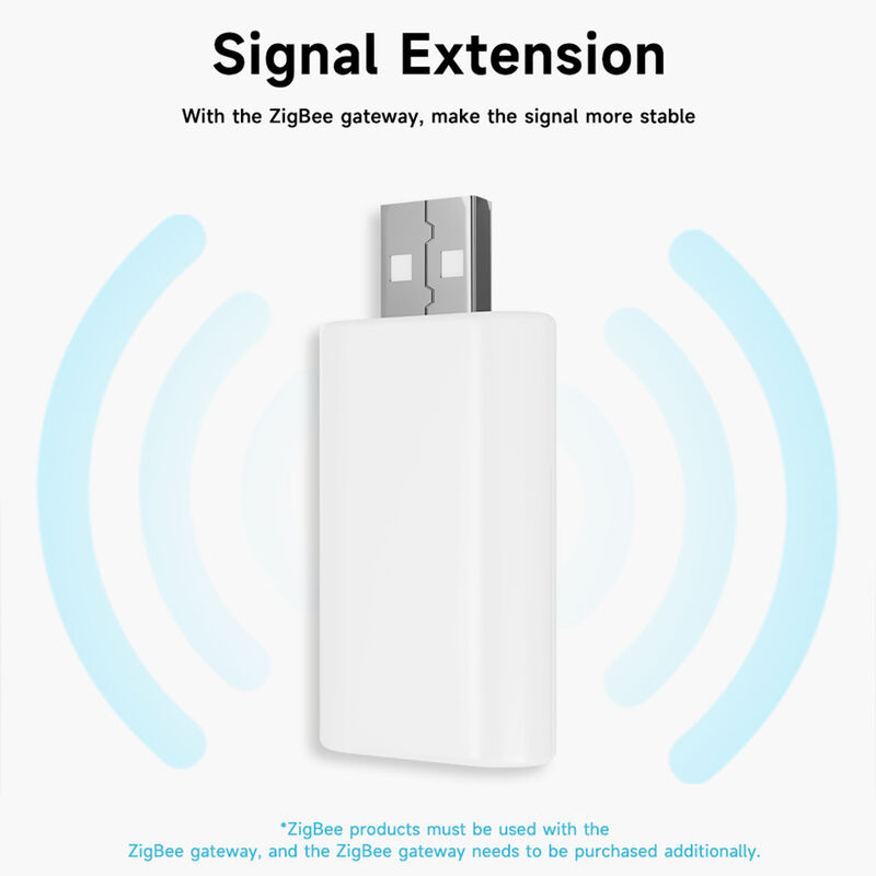 SIXWGH Ripetitore Segnale Zigbee Estensore Booster Tuya Smart Gateway USB Plug & Play Estende Portata 20-30m Rete Mesh per Grandi Abitazioni