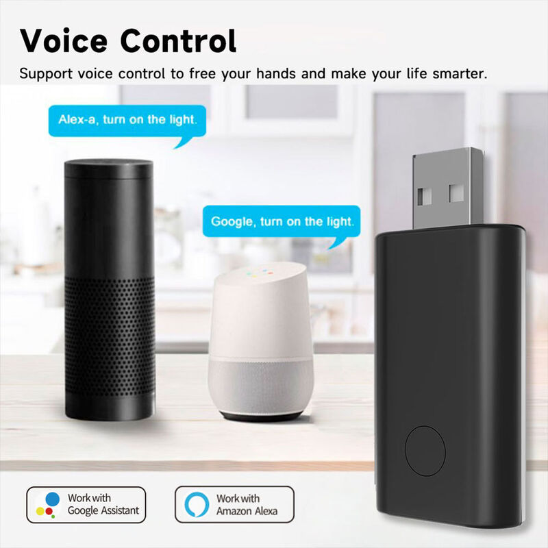 SIXWGH Universal IR WiFi Remote Control con Alexa/Google Home App Control Tuya OS Design rotabile per hotel RV Smart Home Hub