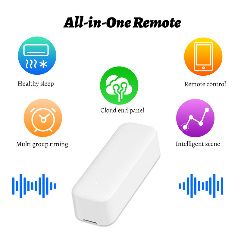 SIXWGH Factory Direct Smart IR Remote Control App Control Via Tuya Battery Powered Use Rotatable Design OEM Custom Logo Disponibile