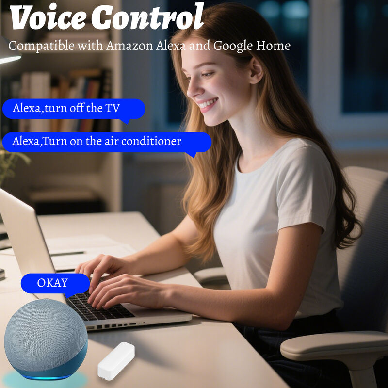 SIXWGH Factory Direct Smart IR Remote Control App Control Via Tuya Battery Powered Use Rotatable Design OEM Custom Logo Disponibile
