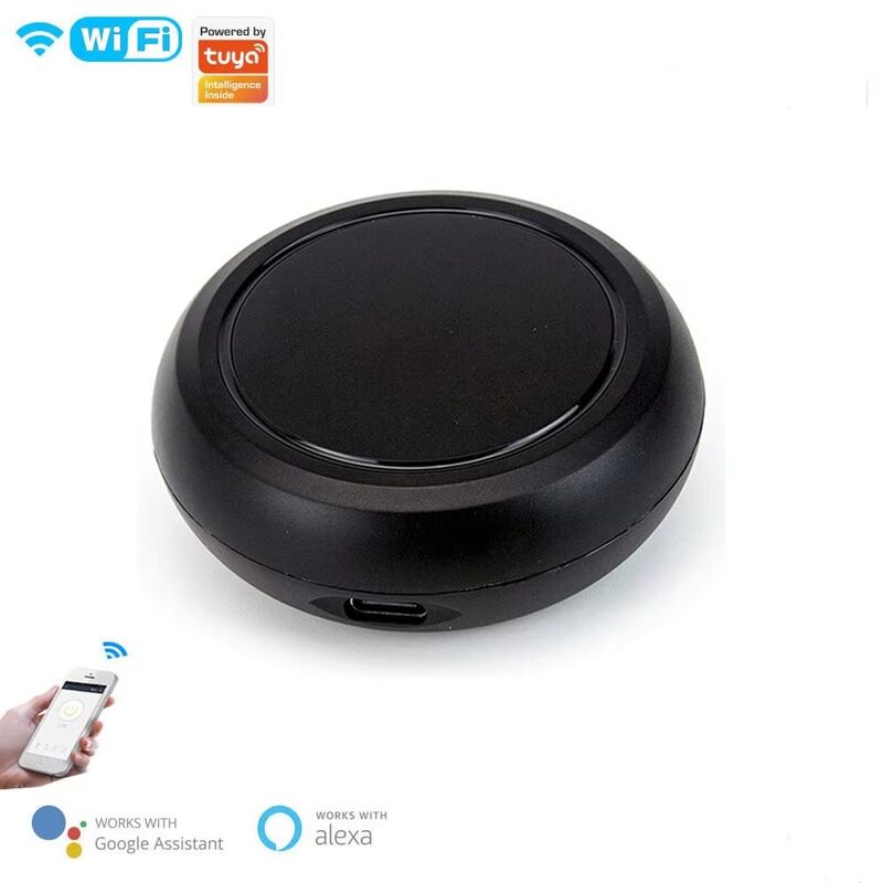 SIXWGH Smart WiFi IR RF Universal Remote Control All-in-One Hub per TV AC Light Curtain Funziona con AlexaGoogle Home VoiceControl