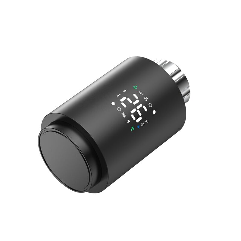SIXWGH Zigbee 3.0 Smart Thermostatic Radiator Valve (TRV) Alexa/Google Assistant Tuya App 7 giorni di riscaldamento wireless programmabile