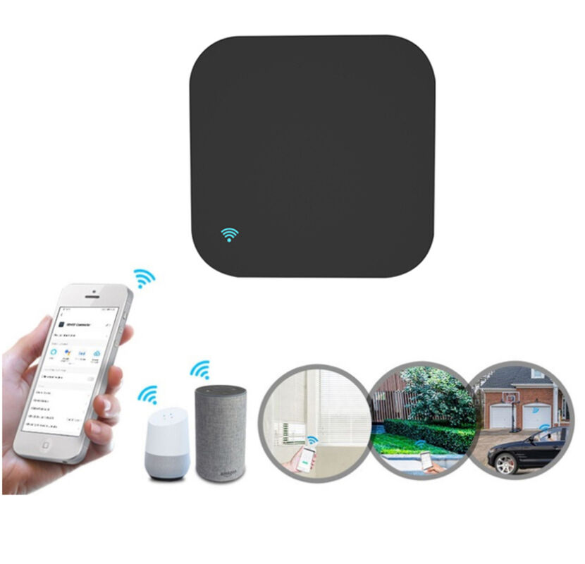 SIXWGH Tuya Smart Telecomando Compatibile con US/EU/PL Alexa Google Home Copertura a 360° Certificato FCC Telecomando IR Smart Zigbee 5V WiFi