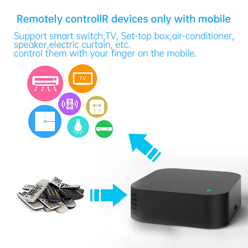 SIXWGH Universal Remote Control Alexa/Google Home Voice 433/315MHz AC/TV/Curtain/Light APP Control WiFi IR+RF CE certificato