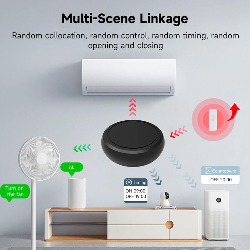 Telecomando Universale Smart SIXWGH Wi-Fi IR + RF Controllo Vocale Alexa Google Home 433/315MHz per TV Ventola App Tuya Smart Life