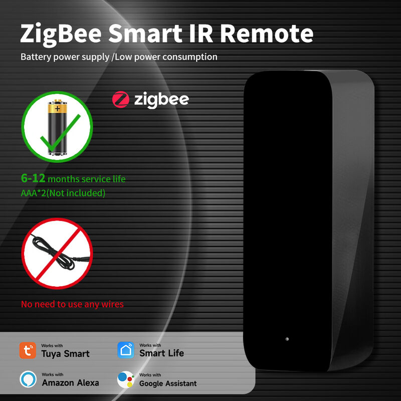 SIXWGH Nuovo TuyaZigbee Smart IR telecomando universale AC/TV Blaster Alexa Google Home Compatibilità Bar Garage Batteria auto
