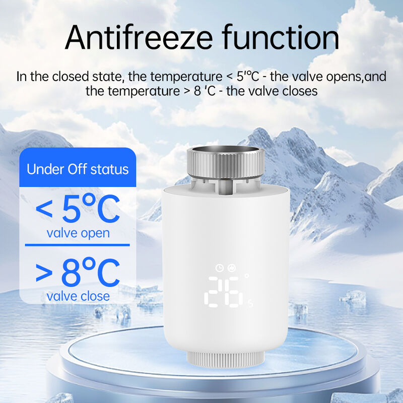 SIXWGH Tuya Zigbee 3.0 TRVL Termostato Intelligente Attuatore Valvola Radiatore OLED Controller Temperatura Programmabile Android Flip Home