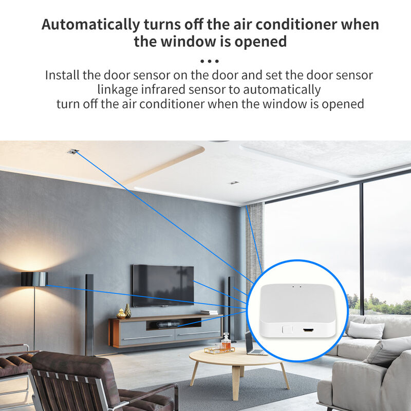 SIXWHG Tuya Smart Life Alexa Smart Home Gateway Hub Controllo Multifunzionale dell'Intelligenza Domestica per Dispositivi Bluetooth Zigbee