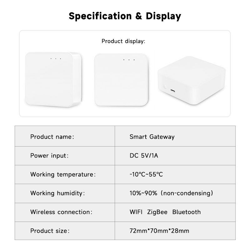 SXIWGH Gateway Multi-Modalità all'ingrosso ZigBee 3.0 per hub Bluetooth WiFi Centro di controllo per la casa intelligente compatibile Tuya Google Home