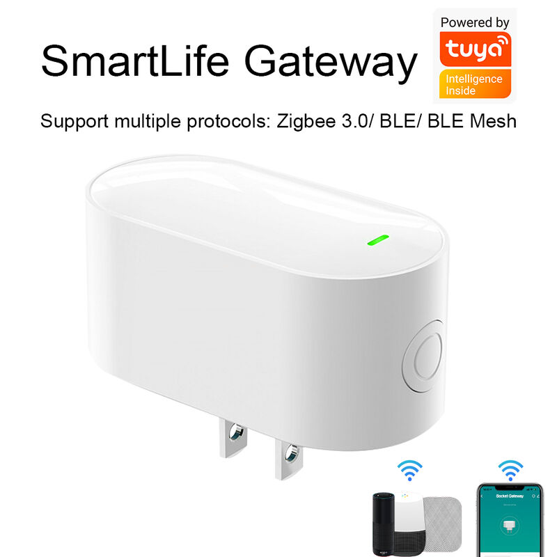 SIXWGH Smart Life Tuyz Zigbee per Bluetooth Gateway Hub 3-in-1 Multi-Protocol USB Caricabatterie Alexa/Google Home Dispositivi domestici intelligenti