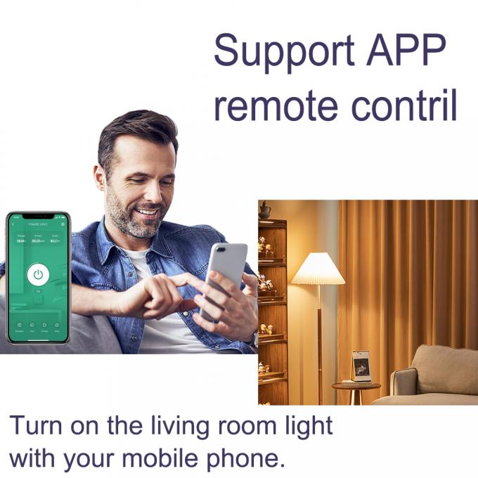 Presa di corrente telecomandata di WPA-PSK WPA2-PSK 100-240V dell'incavo della spina di controllo dello Smart Remote 0
