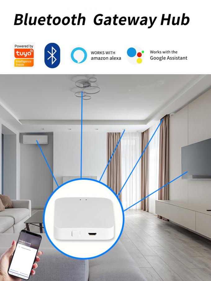Sensore astuto senza fili del contatto di ZigBee dello Smart Home dell'ingresso di Bluetooth Tuya Zigbee 0